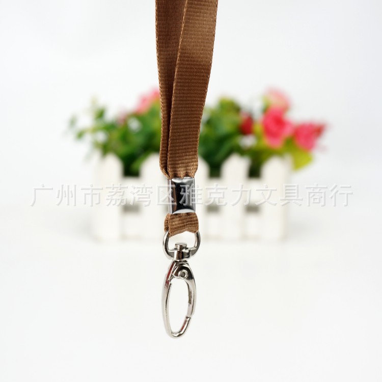 Picture of 1.0cm lanyard work permit lanyard badge work card hanging rope factory card rope certificate card set student