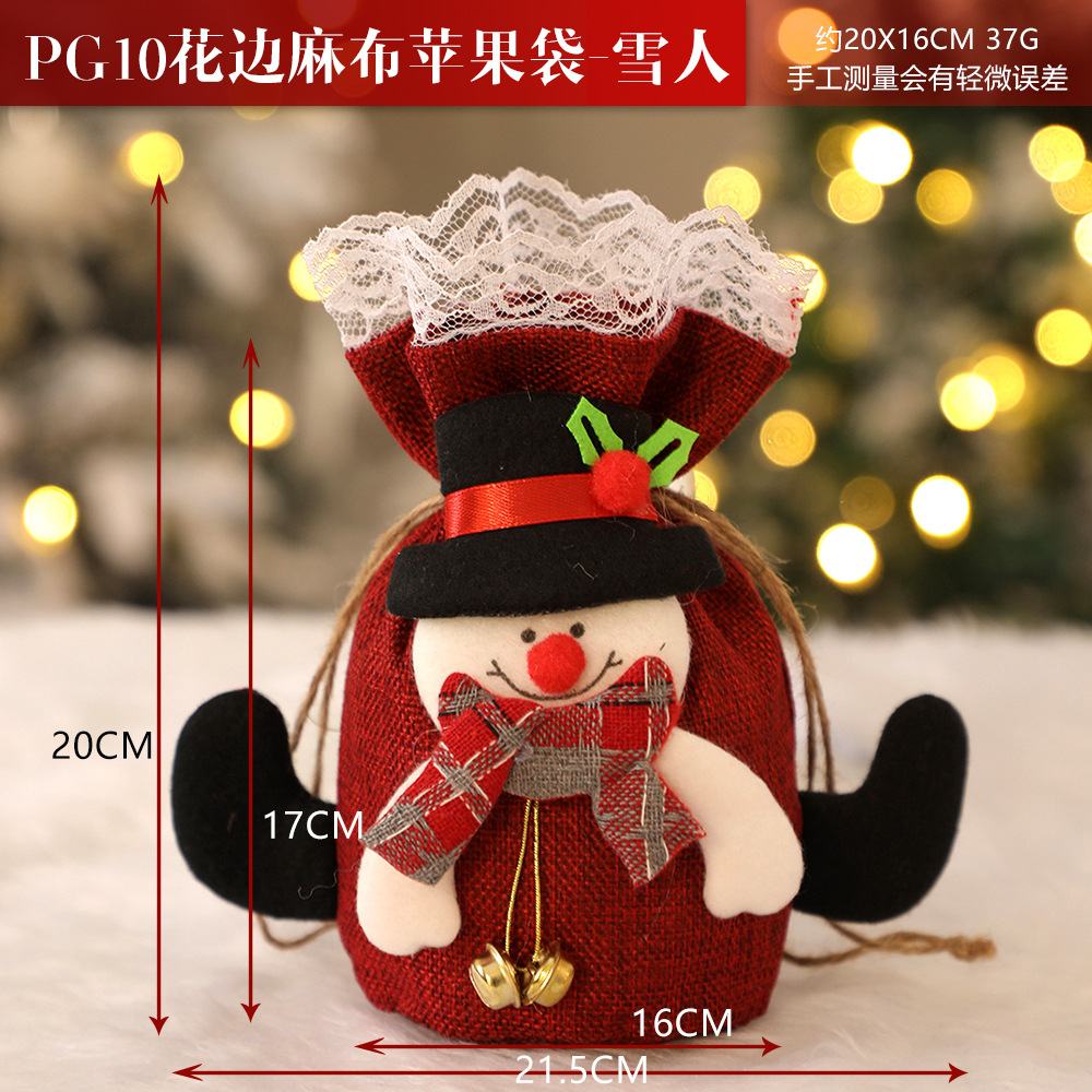 Picture of Christmas Gift Apple Bag Handbag Adult Children Children Christmas Gift Decoration High-end Gift Bag