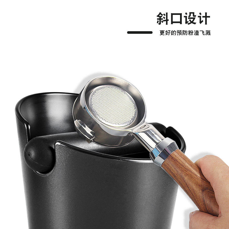 Picture of Coffee Knocking Powder Barrel Powder Box Household Mini Italian Coffee Machine Handle Knocking Slag Barrel Container Storage Box Waste Slag