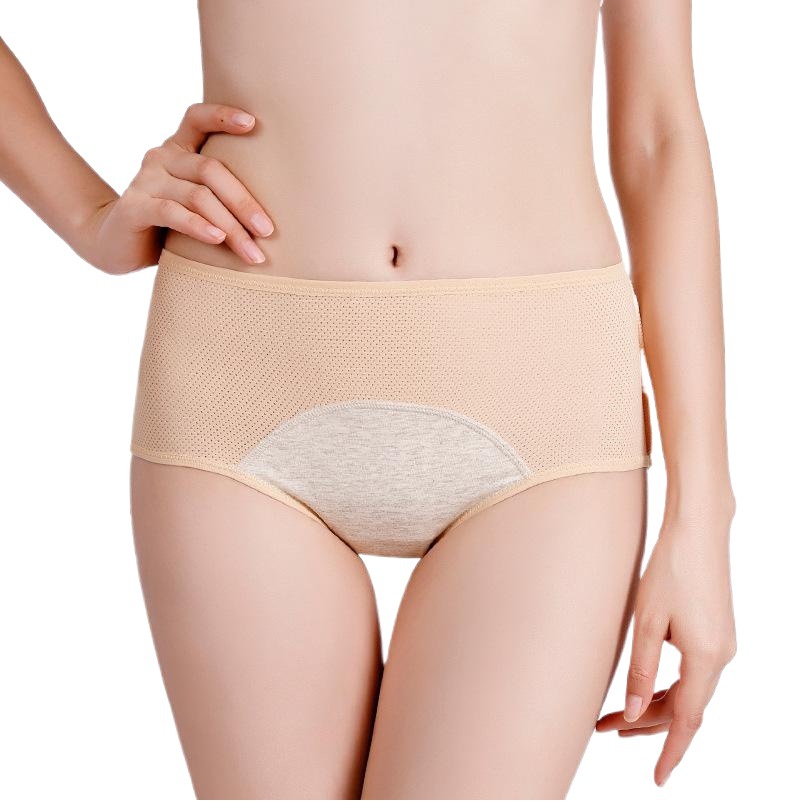 Foreign Trade Explosions Women's Health Pants Menstrual Leak-proof Middle and High Waist Auntie Hygienic Pants Hygienic plus size Panties Women