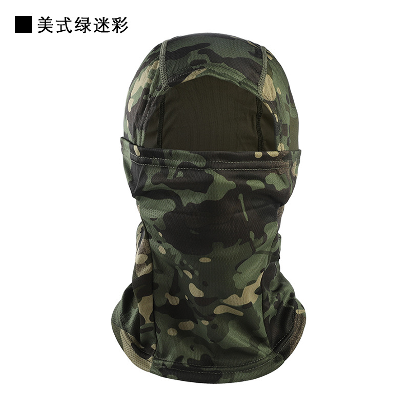 Picture of Cross-border Motorcycle Headgear Outdoor Dust-proof Drying Riding Mask Balaclava Hat Summer Tactical Camouflage Mask