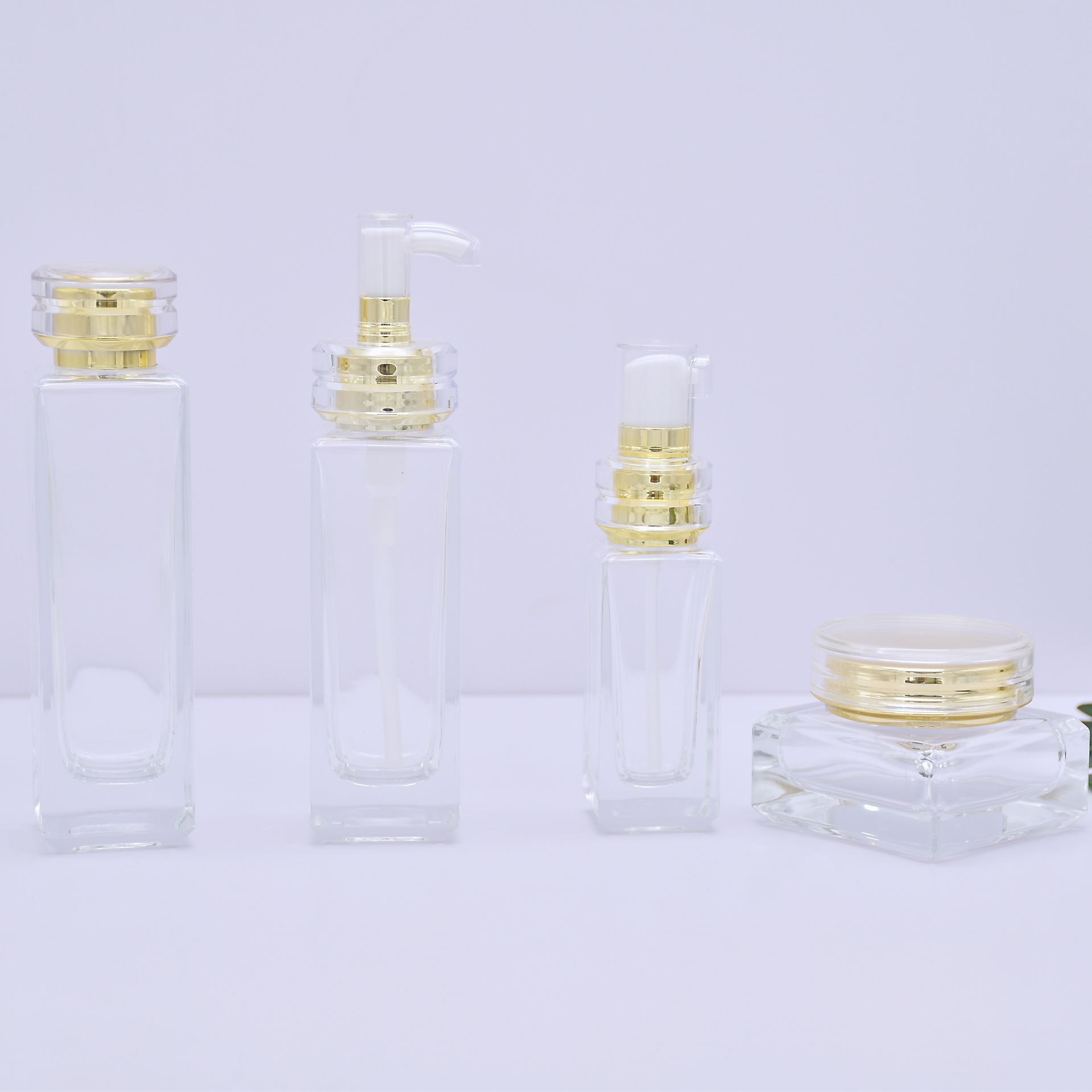 Picture of Albin Series Square Set Cosmetics Bottled 120ml Water Bottle 100ml Emulsion Essence Bottle