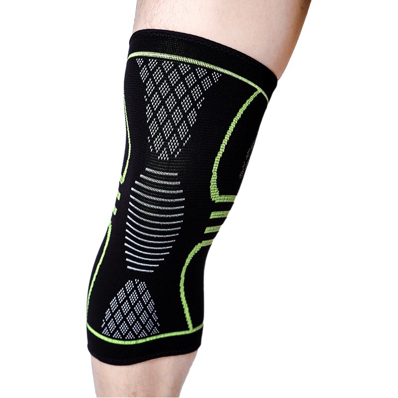 Wholesale sports mountaineering basketball knee pads riding running fitness non-slip knitted outdoor protection leg guards manufacturers in stock