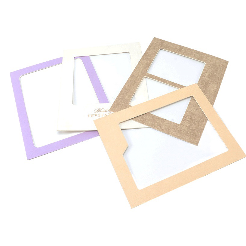 Photo frame with a43 hollow cardboard wholesale picture frame mounted 6 inch 7 inch 8 inch 10 inch square open white cardboard