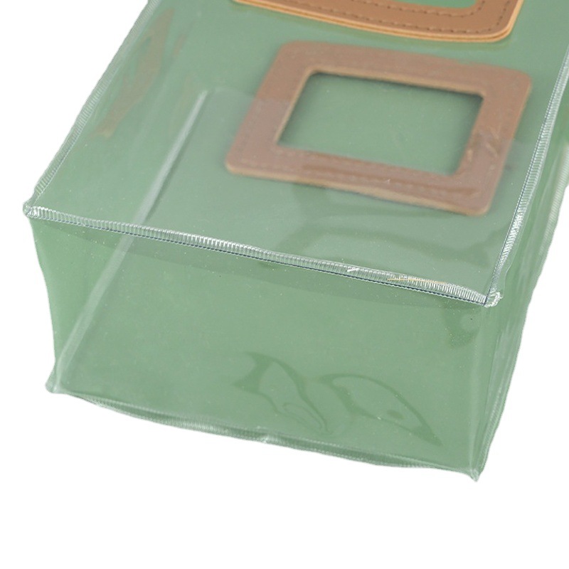 PVC plastic bag transparent net red wedding candy birthday gift shopping packaging bag hand gift leather handbag custom
