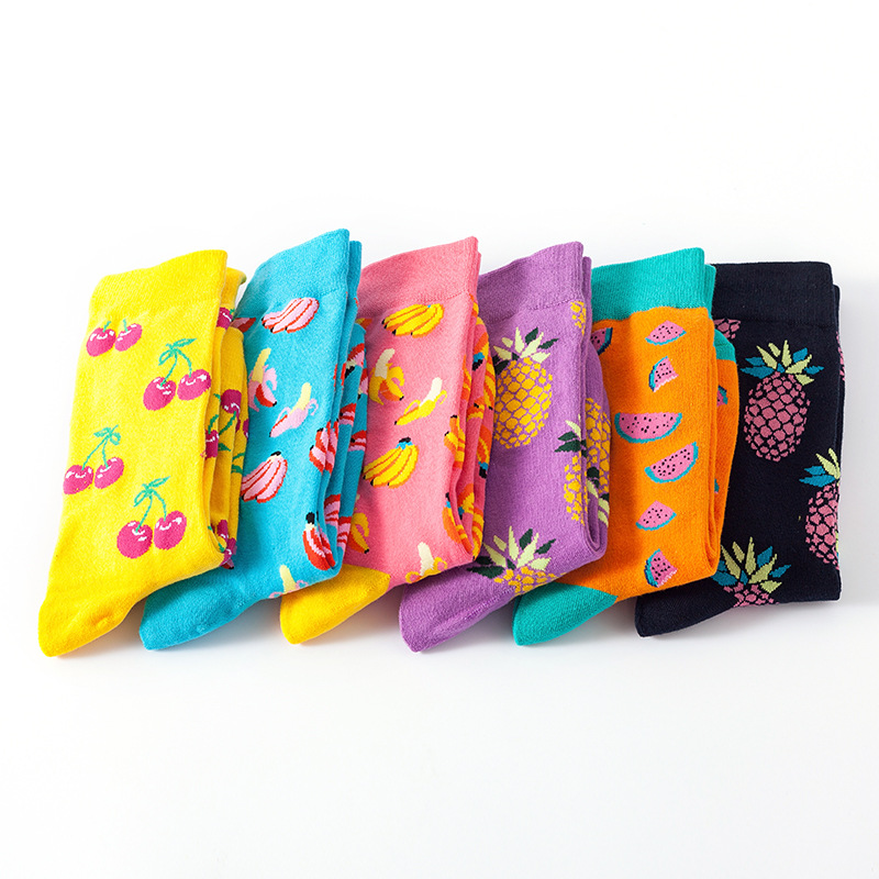 Picture of New Amazon Mid-Calf Socks for Men, Cotton, Women's European and American Ins Style Autumn and Winter Internet Celebrity Trendyy Socks Wholesale