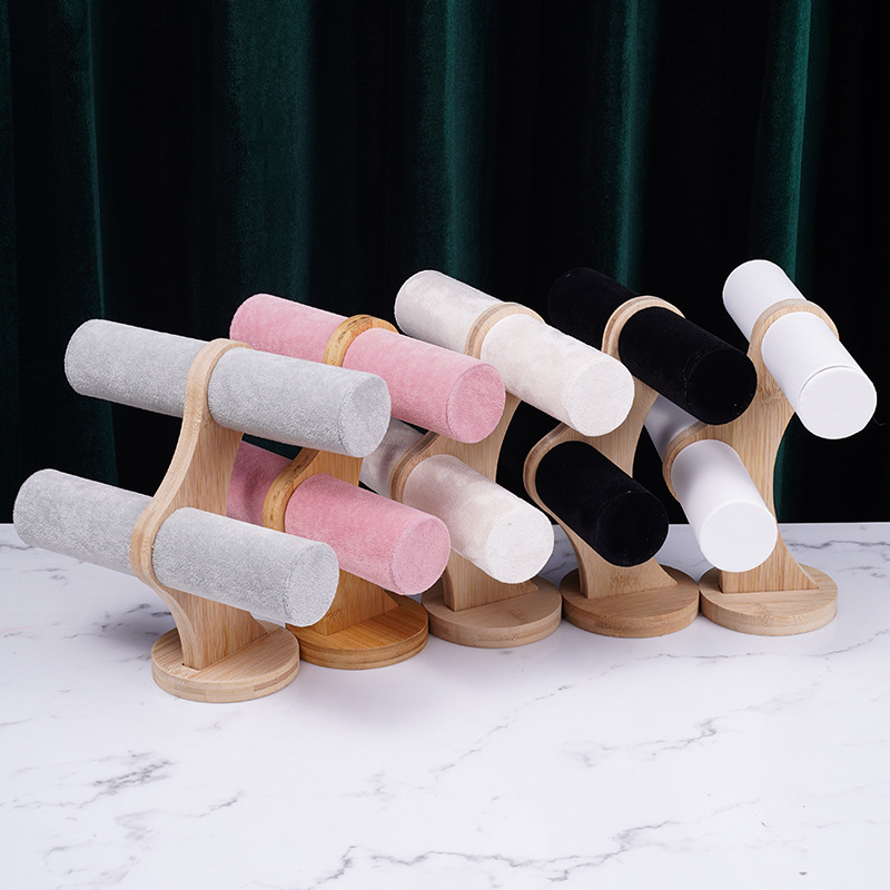 Picture of 2024 New Bamboo Bracelet Display Stand Jewelry Watch Bracelet Storage Stand Jewelry Bracelet Jewelry Hair Ring Storage