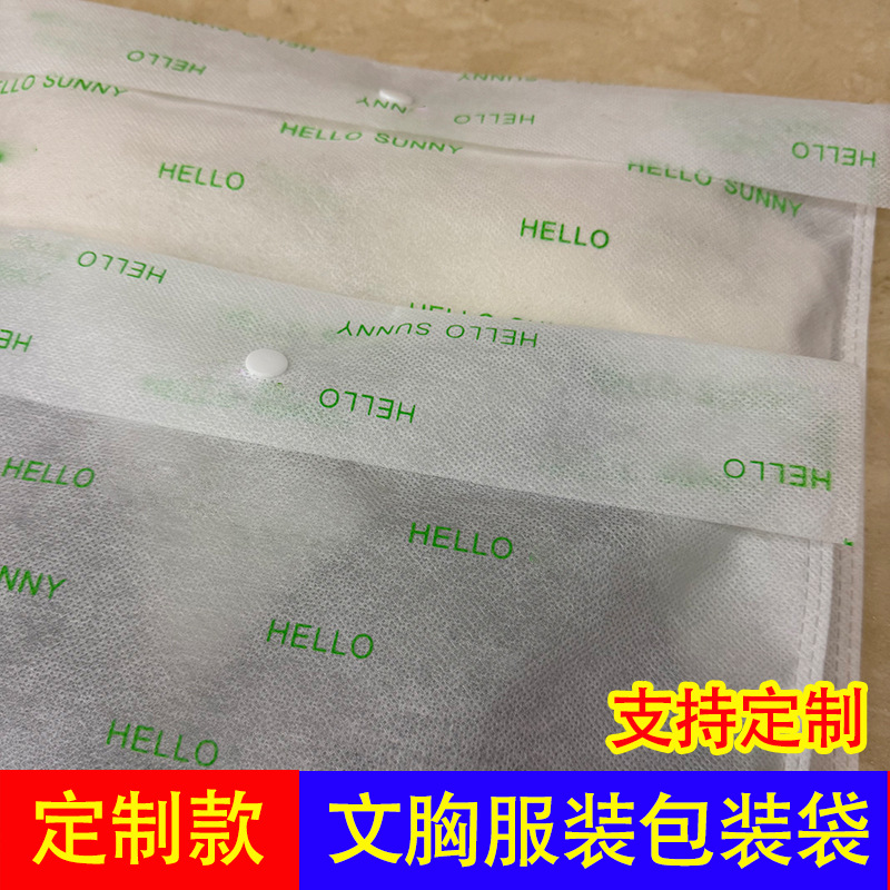 Snap Clothing Packaging Bag, Hidden Button Window Bag, Intimates Packaging Bag, Snap Bra Bag, Snap Pants Bag with Printed Logo