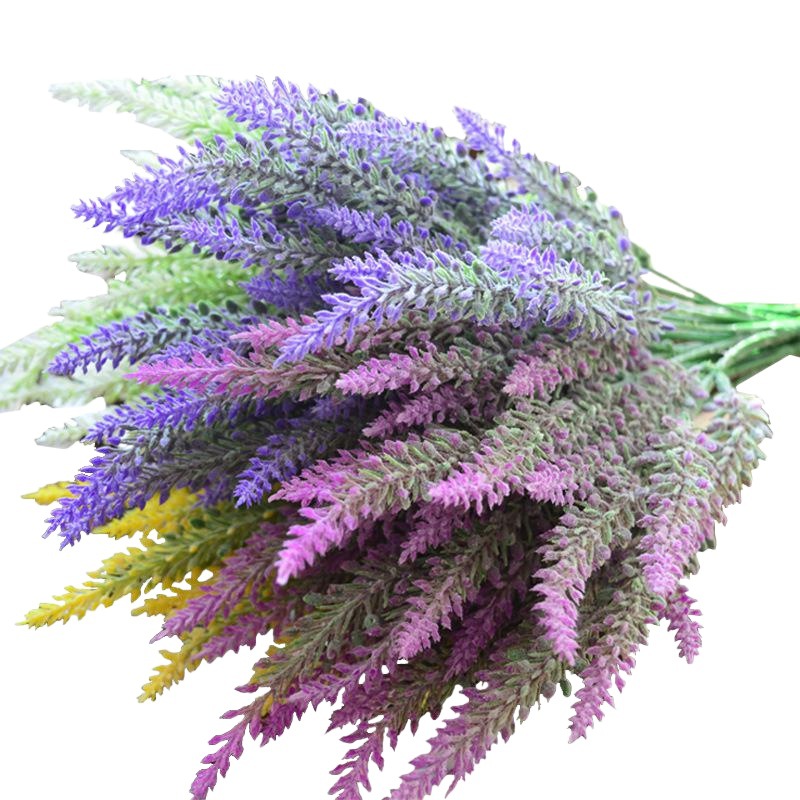 New Cross-border Simulation Lavender Wheat Ear Grass Simulation Plant Wool Planting Pastoral Style Decoration Flower Eternal Flower