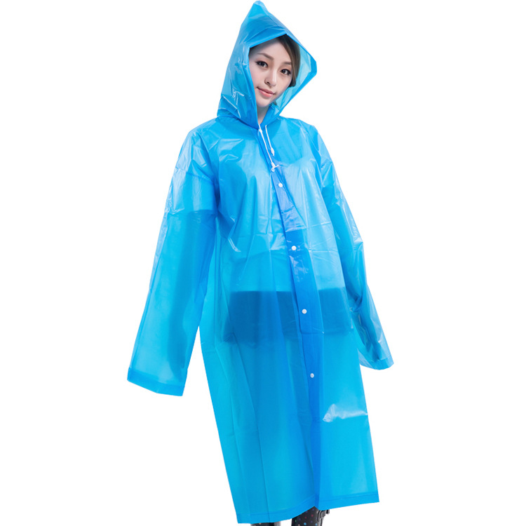 Picture of Liwang Cross-Border Raincoat Extra Large Poncho Thickeneded Eva Raincoat Single Full-Body All-In-One Translucent Raincoat