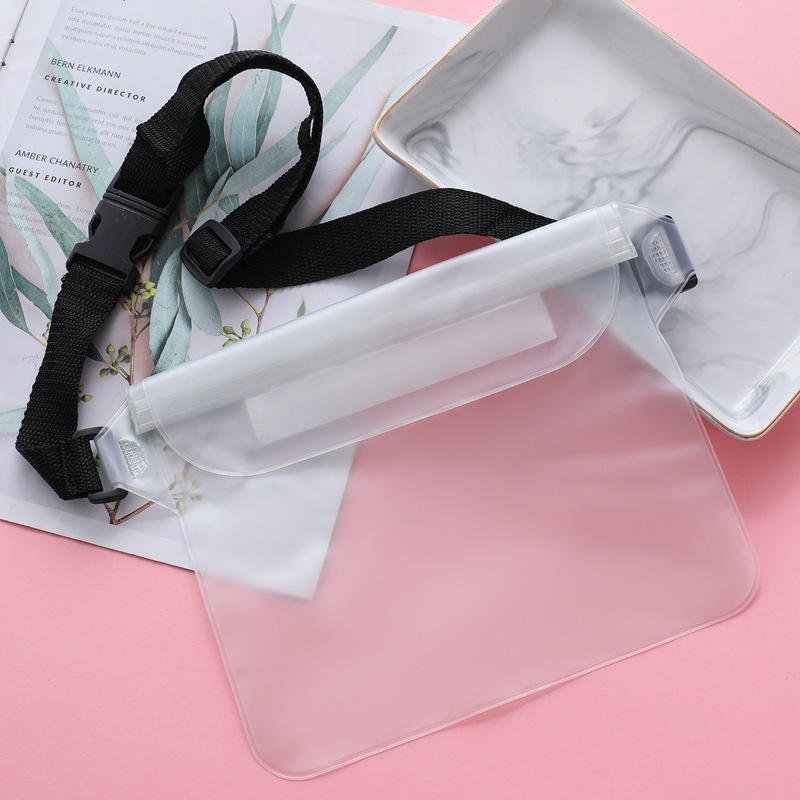 Picture of Swimming Waterproof Bag Large Waterproof Waist Bag Mobile Phone Camera Waterproof Bag Portable Storage Transparent Bag Mobile Phone Waterproof Bag