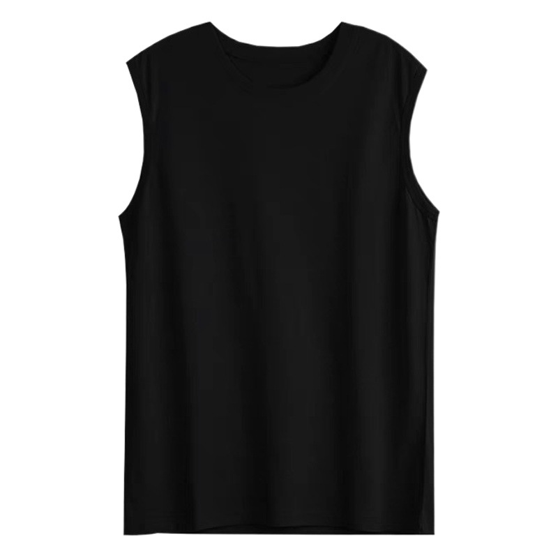 2025 New Summer Pure Color Camisole Women's Inner Layering Shirt Simple and Versatile Niche Outer Sleeveless Top