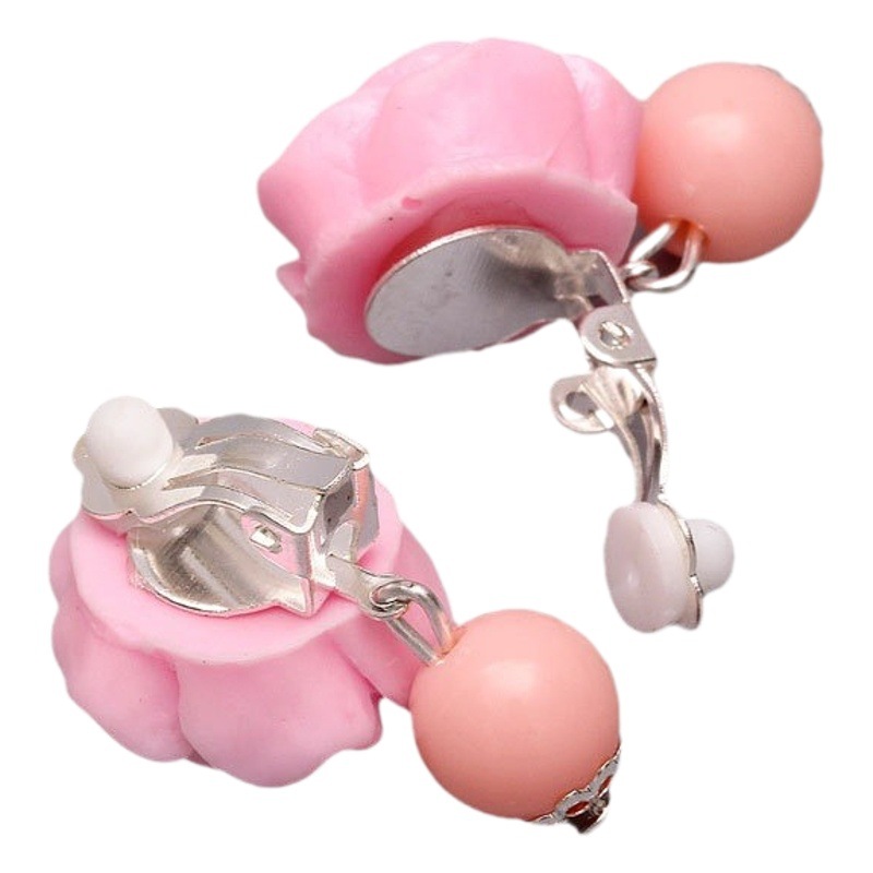 Hot Girls Cartoon Children's Boxed Ear Clips No Ear Holes Princess Student Cute Ear Studs Earrings Anti-Pain Earrings