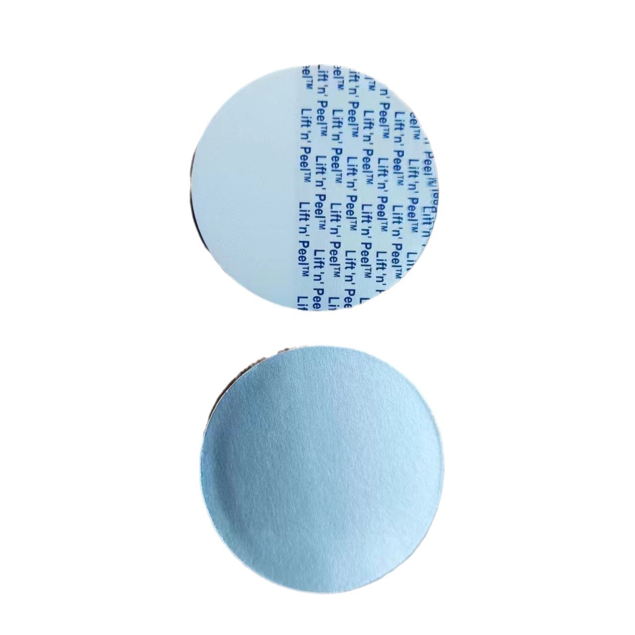 Picture of pet half pull ear aluminum foil gasket plastic bottle electromagnetic induction aluminum foil gasket pressure sensitive gasket easy tear sealing film