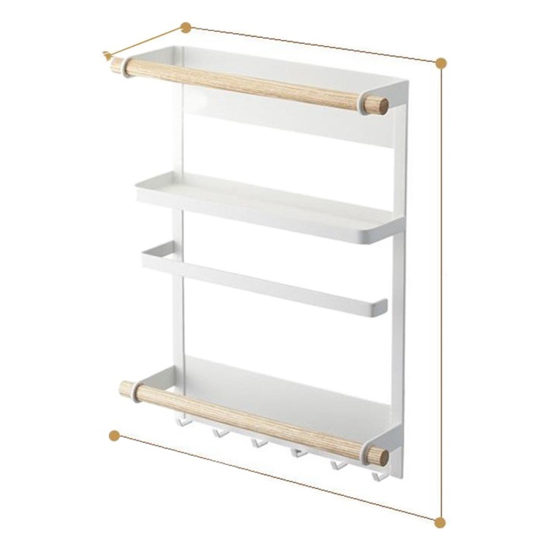 Refrigerator Storage Rack Side Storage Multifunctional Multi-Layer Side Punch-Free Wall-Mounted Kitchen Refrigerator Magnetic Storage Rack