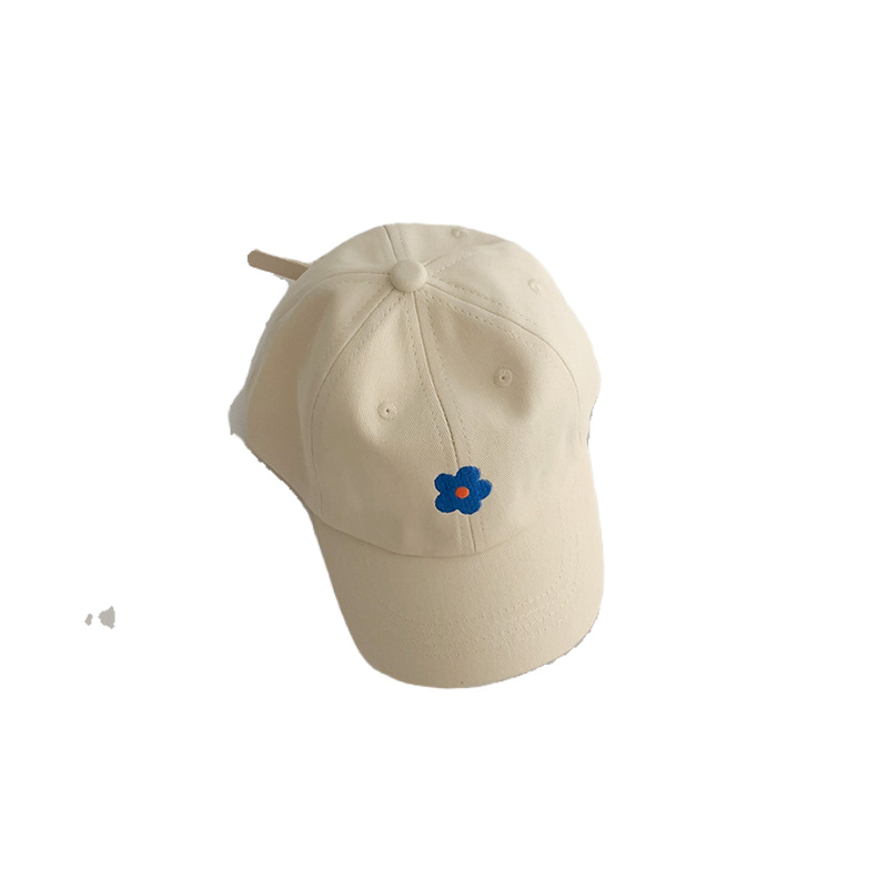 Picture of Children's Hat Spring and Autumn New All-match Cute Little Flower Baby Cap Winter Windproof Baseball Cap Trendy for Boys and Girls