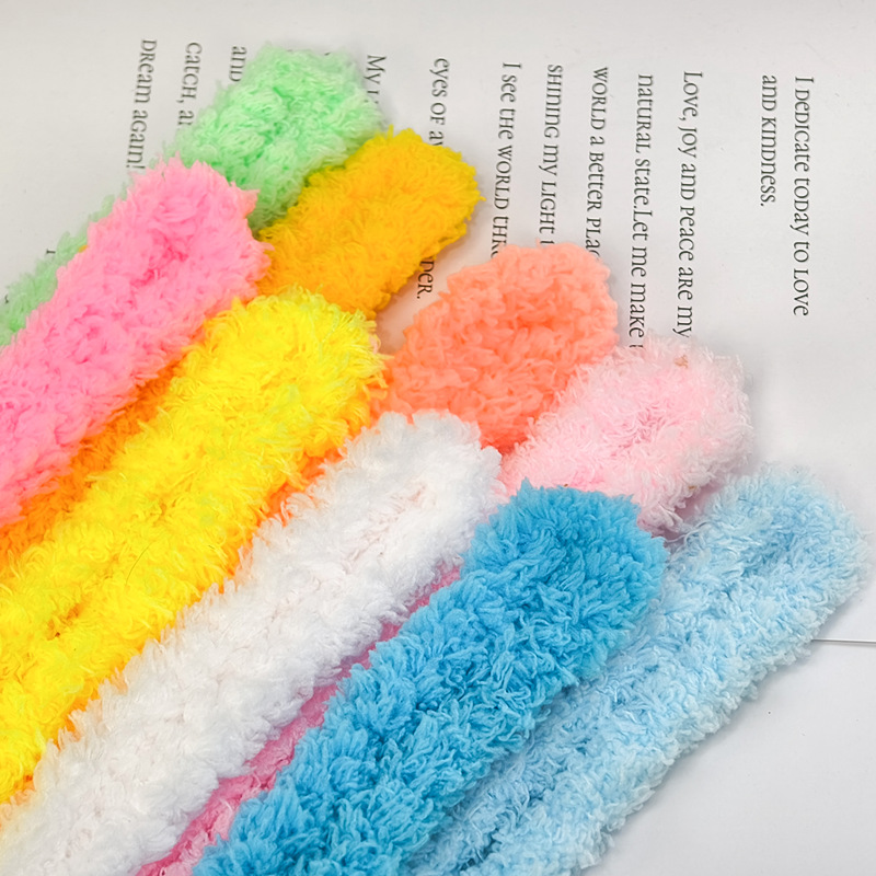 Picture of 15mm Coral Fleece Twist Stick Puppy Material Pack Accessories Encrypted Thickened Wool Strip Handmade DIY Plush Doll