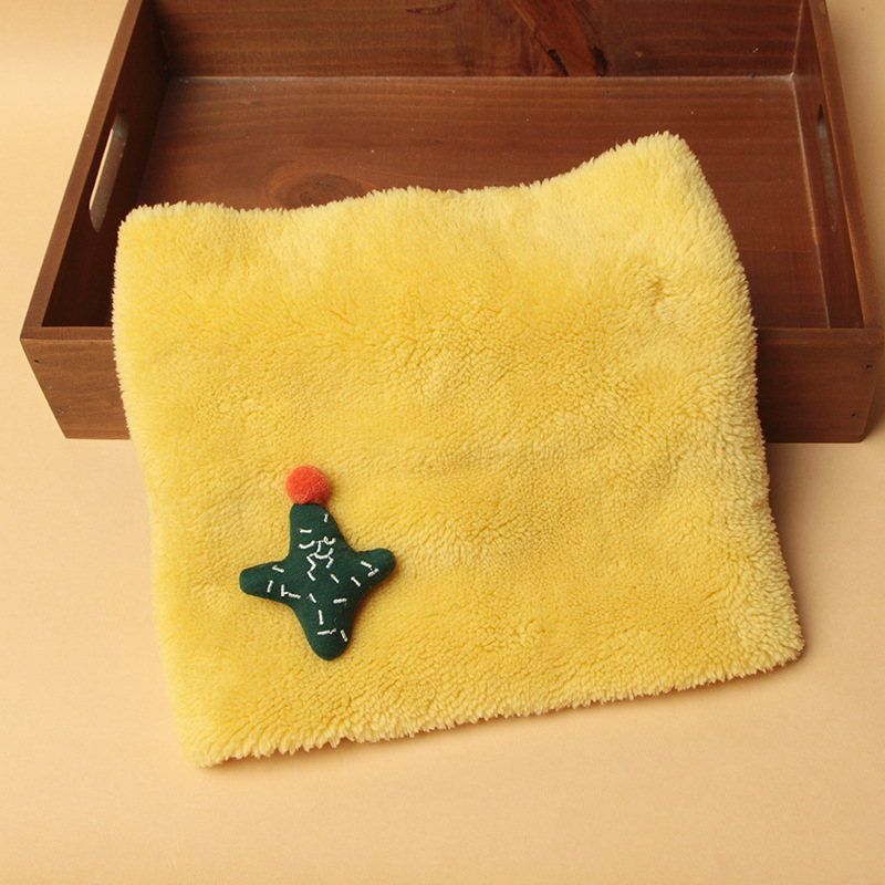 Picture of Winter New Korean Style Solid Color Children's Pullover Scarf for Boys and Girls Plush Thickened Scarf Baby Velvet Neck Sleeve