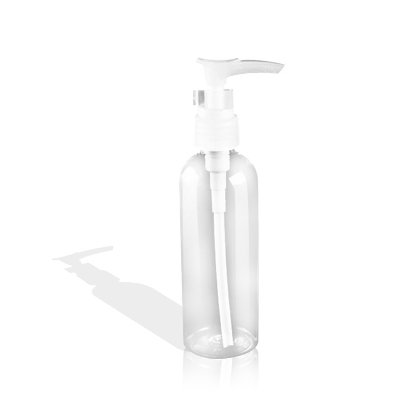 Picture of PET Transparent Pump Bottle Emulsion Press Bottle PET Transparent Plastic Squeeze Bottle Clip Pump Duckbill Bottling