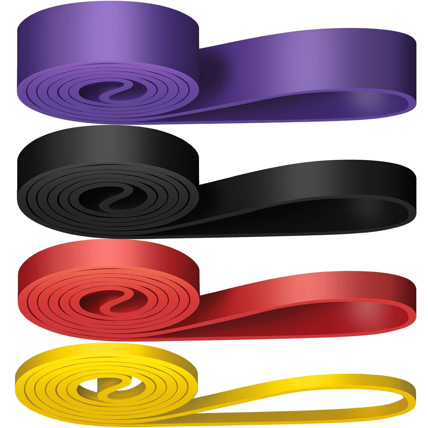 Picture of Fitness elastic belt pull-up resistance belt strength training elastic rope men's and women's yoga stretch auxiliary tension belt