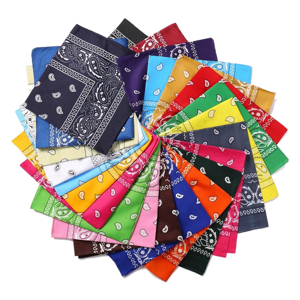 Amazon Europe and America Outdoor Riding Multifunctional Turban Cashew Flower Square bandana Magic Turban