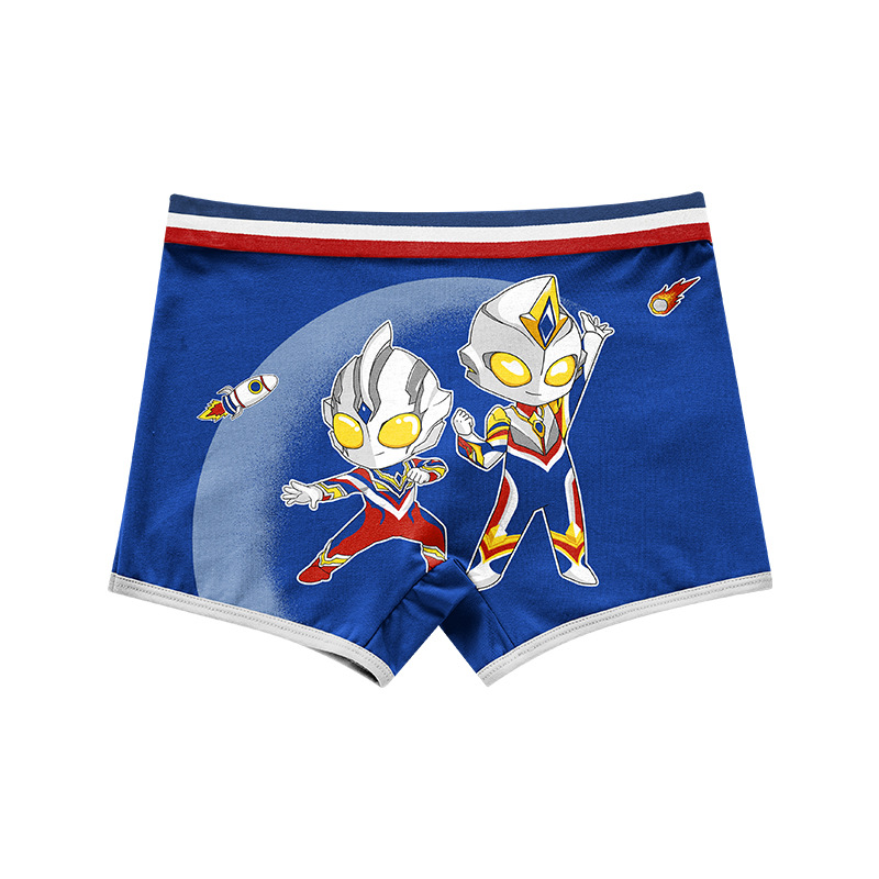 Picture of Cotton Boys' Underwear Boxer Shorts Cartoon Breathable Children's Underwear Boys' Boxer Student Underwear