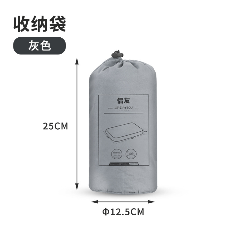 Picture of Automatic Inflatable Memory Foam Pillow Outdoor Camping Travel Cervical Pillow Portable Lunch Break Pillow Slow Rebound Memory Pillow
