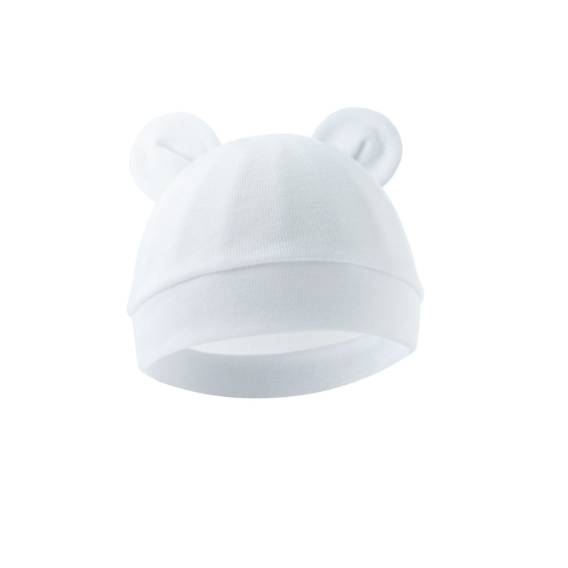 Picture of 2023 foreign trade baby pullover cap Mickey ears baby hat newborn tire cap anti-scratch gloves 2-piece set