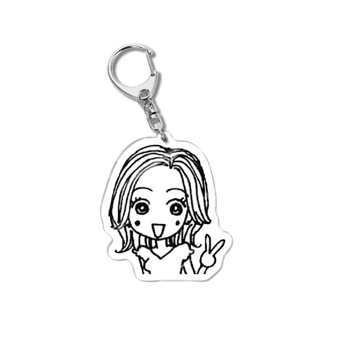 Picture of Anime cartoon peripheral nana another me in the world, xiaosongnai dazaki nana acrylic keychain