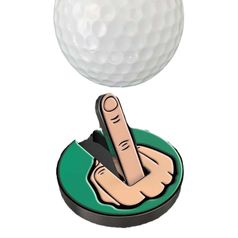 Funny Middle Finger Finger Golf Ball Marker Funny Middle Finger Golf Marker