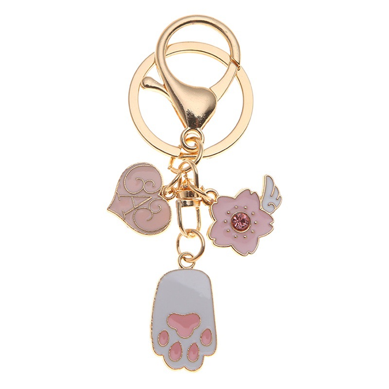 Korean Ins Girly Heart Pink Rabbit AirPods Protective Cover Pendant Creative Personalized Bag Keychain Small Pendant