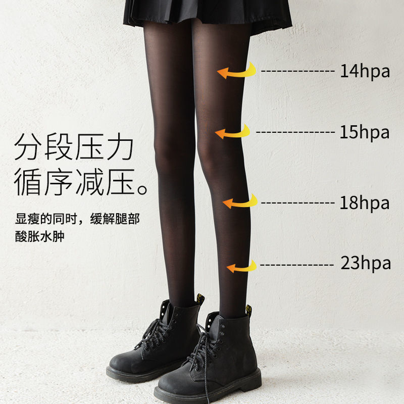 Picture of Factory sales pressure thin leg black stockings female students JK stockings thin ins net red anti-hook silk spring and summer a generation of hair