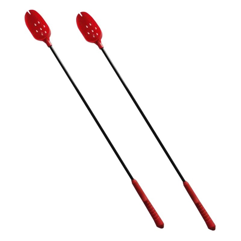 Long throw dozen nest spoon grip 70cm long line thrower nest material nest spoon black pit herring fishing gear