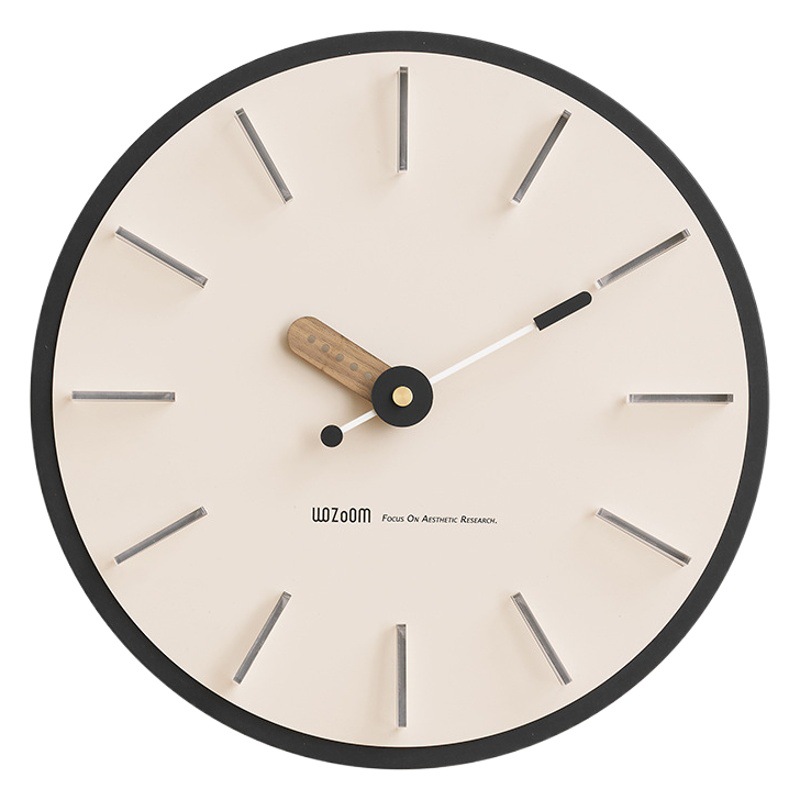 Wozoom House Quasi Nordic Living Room Wall Decoration Clock Light Luxury Home Wall Clock 2025 New Clock