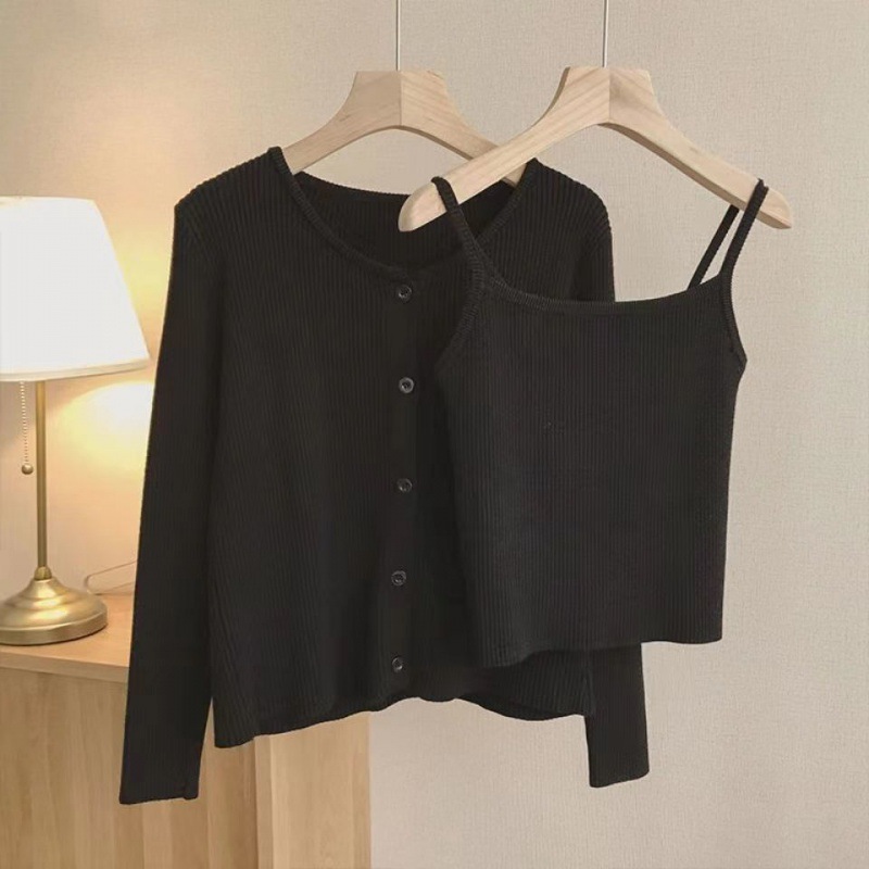 Picture of Spring and summer hot girl design strap underwear versatile outer wear top women's spring and autumn short fashion slimming slim fit clothing