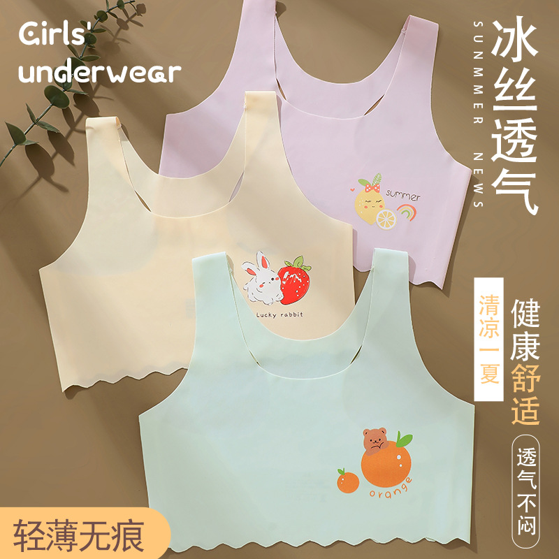 Girls' underwear development period 12-year-old girl bra primary school children 10 a 14-year-old girl a stage small vest