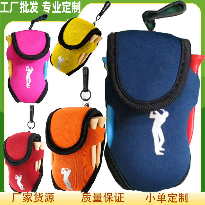 In-stock diving material small ball bag accessories and supplies, small ball bag, golf waist bag, golf cloth waist bag, ball bag