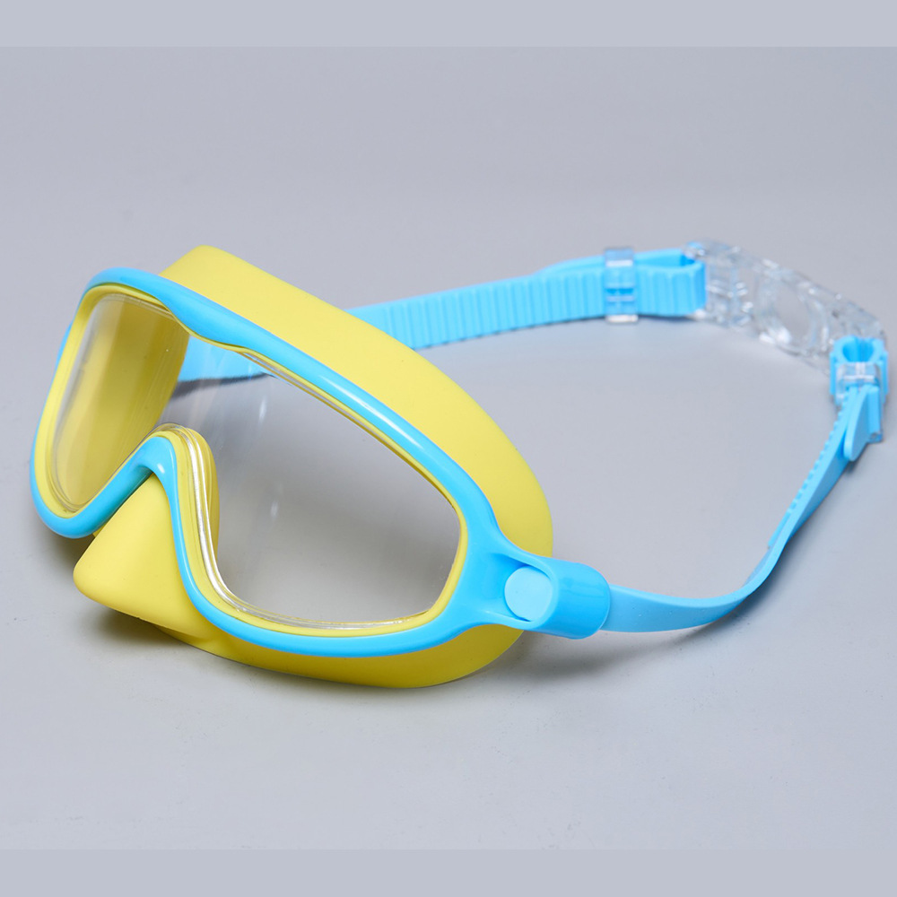 Picture of National Day and Mid-Autumn Festival Regular Delivery Children's and Adult Diving Goggles Waterproof Anti-Fog Silicone Swimming Goggles Nose Protection Swimming Goggles Equipment