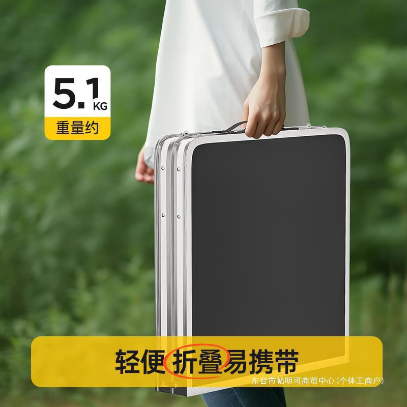 Picture of Outdoor stalls, folding tables, simple picnic sites, construction sites, camping, night markets, eating tables, chairs, lifting tables, and dining tables are portable