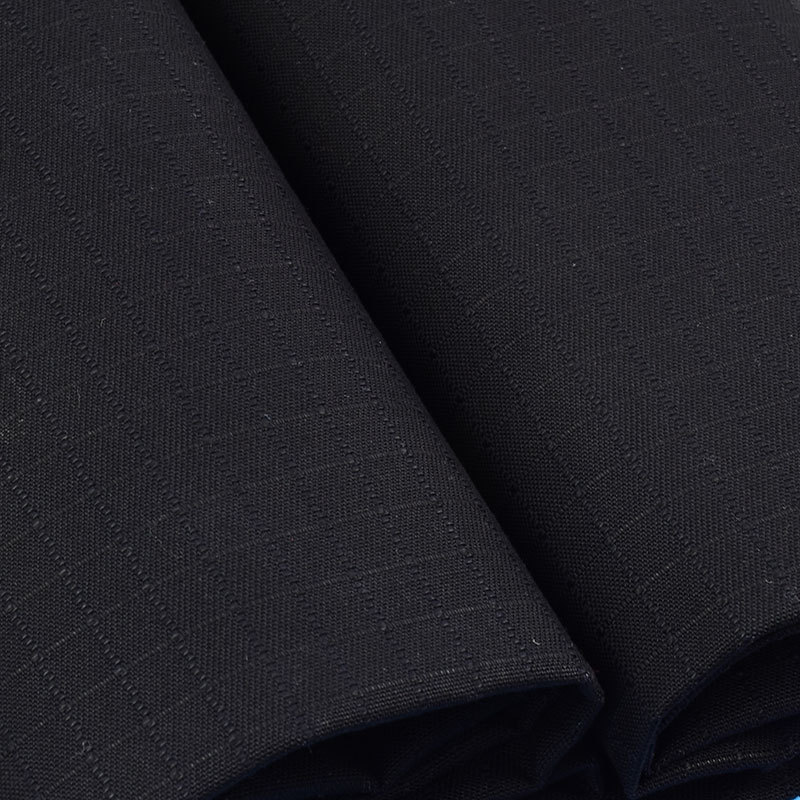 Picture of Factory supply CVC Tian Zi grid thick tooling cloth flame retardant plus three anti-finishing waterproof oil-proof anti-fouling fabric