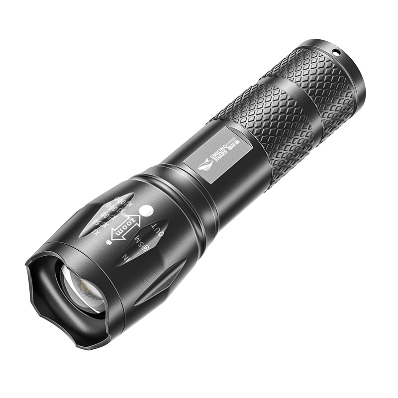 Picture of Telescopic zoom mini flashlight outdoor long-range bright portable flashlight USB rechargeable flashlight