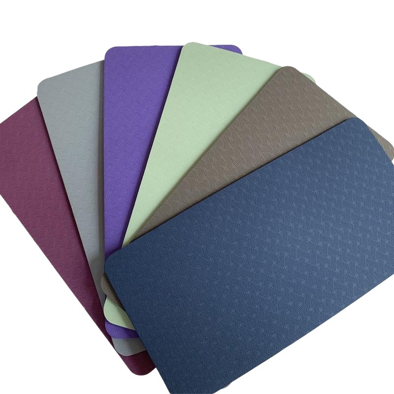 Tpe Yoga Mat Flat Support Mat Kneeling Mat Non-Slip Abdominal Wheel Mini Fitness Knee Pads Elbow Pads Foldableable