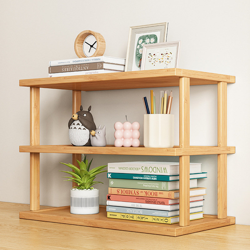 Desktop shelf office multi-layer water cup holder study desk shelf storage kitchen countertop shelf small bookshelf