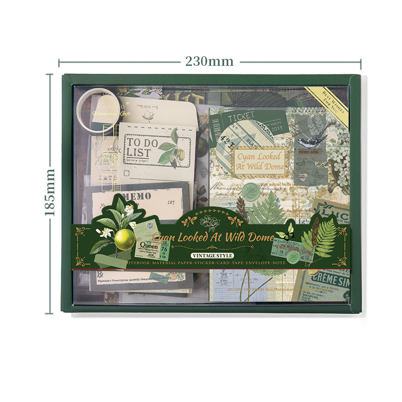 Picture of Xinmo Islands Jiangchuan Nuanji Retro Notebook Set Wholesale European and American Literary Material Gift Box Notebook Gift Box