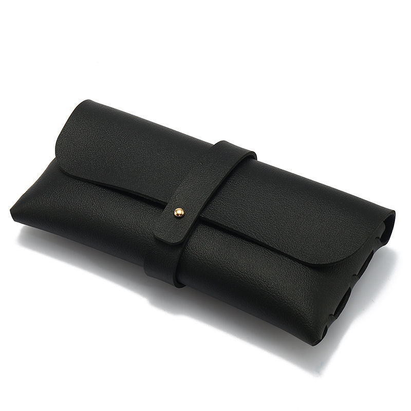 Picture of Factory Batch Glasses Case in stock New Single Nail Leather Sunglasses Bag Hand-woven Sunglasses Box Printable LOGO