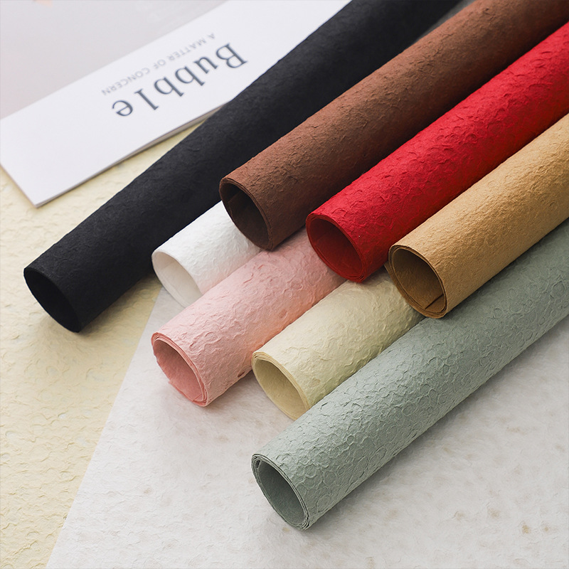 Internet Celebrated Tanabata Internet Celebrated Wrapping Paper Valentine's Day Hand Tear Water Drop Paper Wrapping Flower Paper Flower Decoration Three-dimensional Water Rock Paper