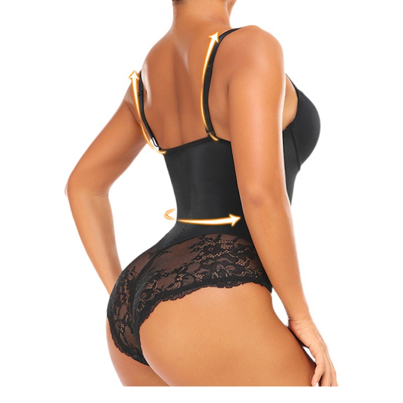 Skims Same Style Backless Dress Wedding Dress with Bra Push-Up Shoulder Straps Cross Recovery Body Garment T210635