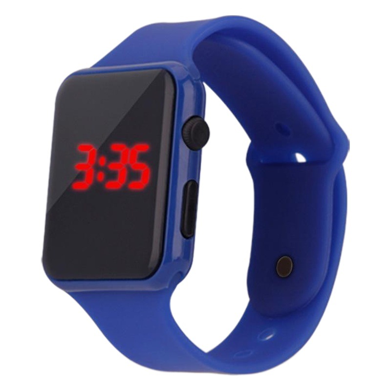 Foreign trade hot LED electronic watch fashion square primary and secondary school students outdoor sports hand ring watch spot wholesale