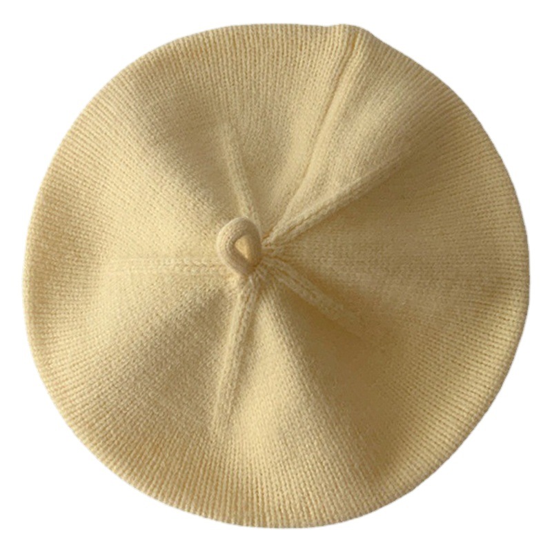 Qiunan Baby Korean Hat Autumn/Winter 2025 New Dopamine Knitted Baby Wool Hat Children's Beret