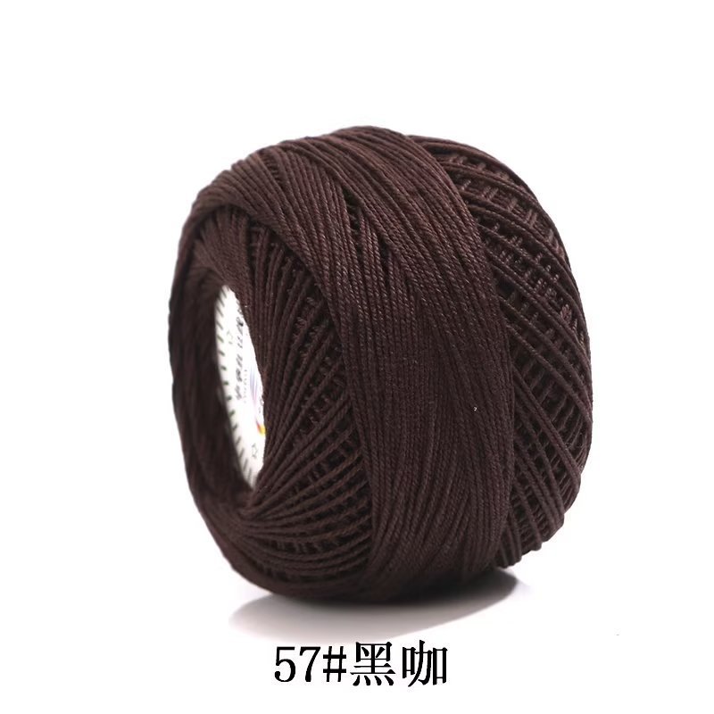 Picture of Red bean No. 3 lace cotton thread manufacturers wholesale and retail spring and summer hand-woven wool lace cotton diy